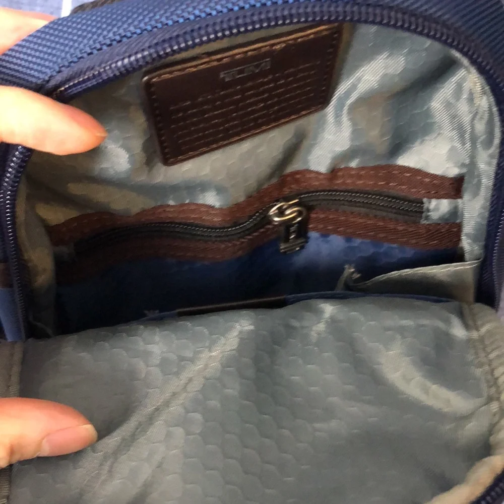 NWT TUMI Alpha Bravo Anti-Theft Chest Bag | Stealth Blue | RFID Shielded